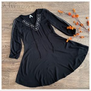 Mudd® Lace-Up Peasant Dress